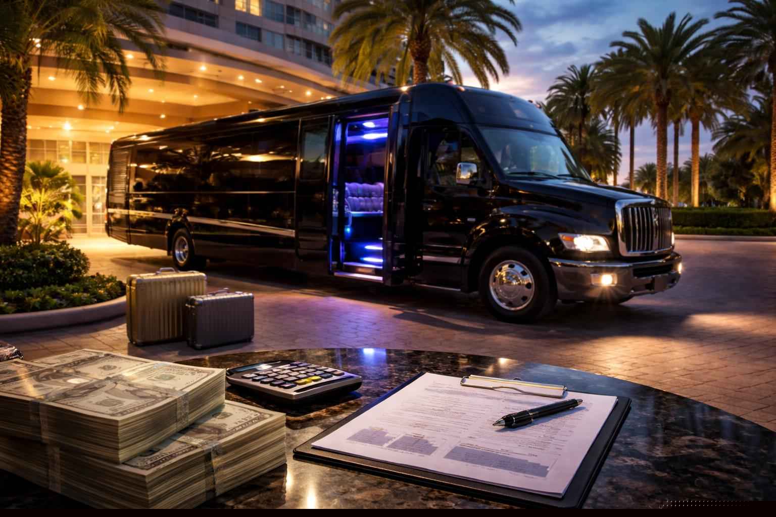 How much does limo bus rental cost in Pembroke Pines Florida
