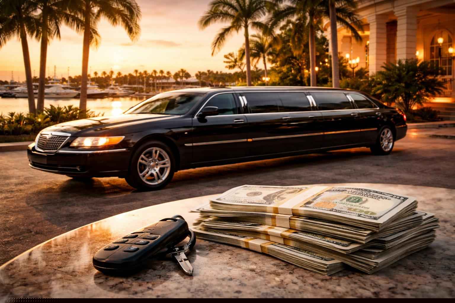 How much does limo rental cost in Cape Coral Florida?