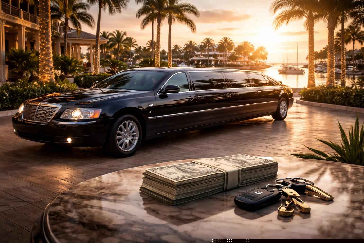 How much does limousine service cost in Cape Coral Florida?