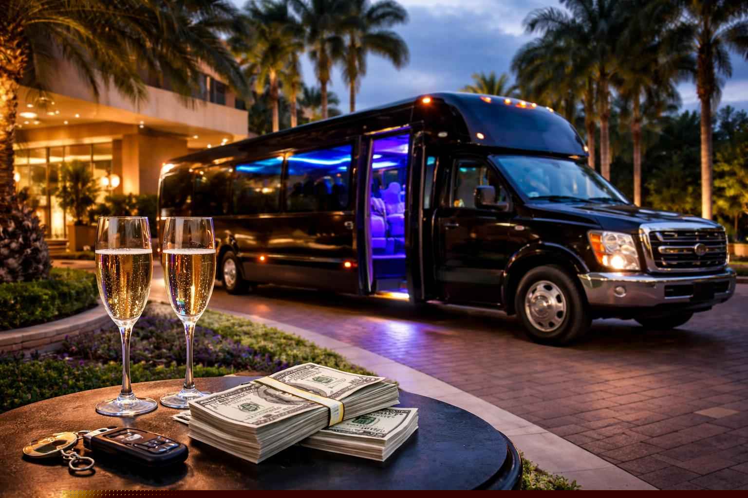 How much does party bus rental cost in Pembroke Pines Florida