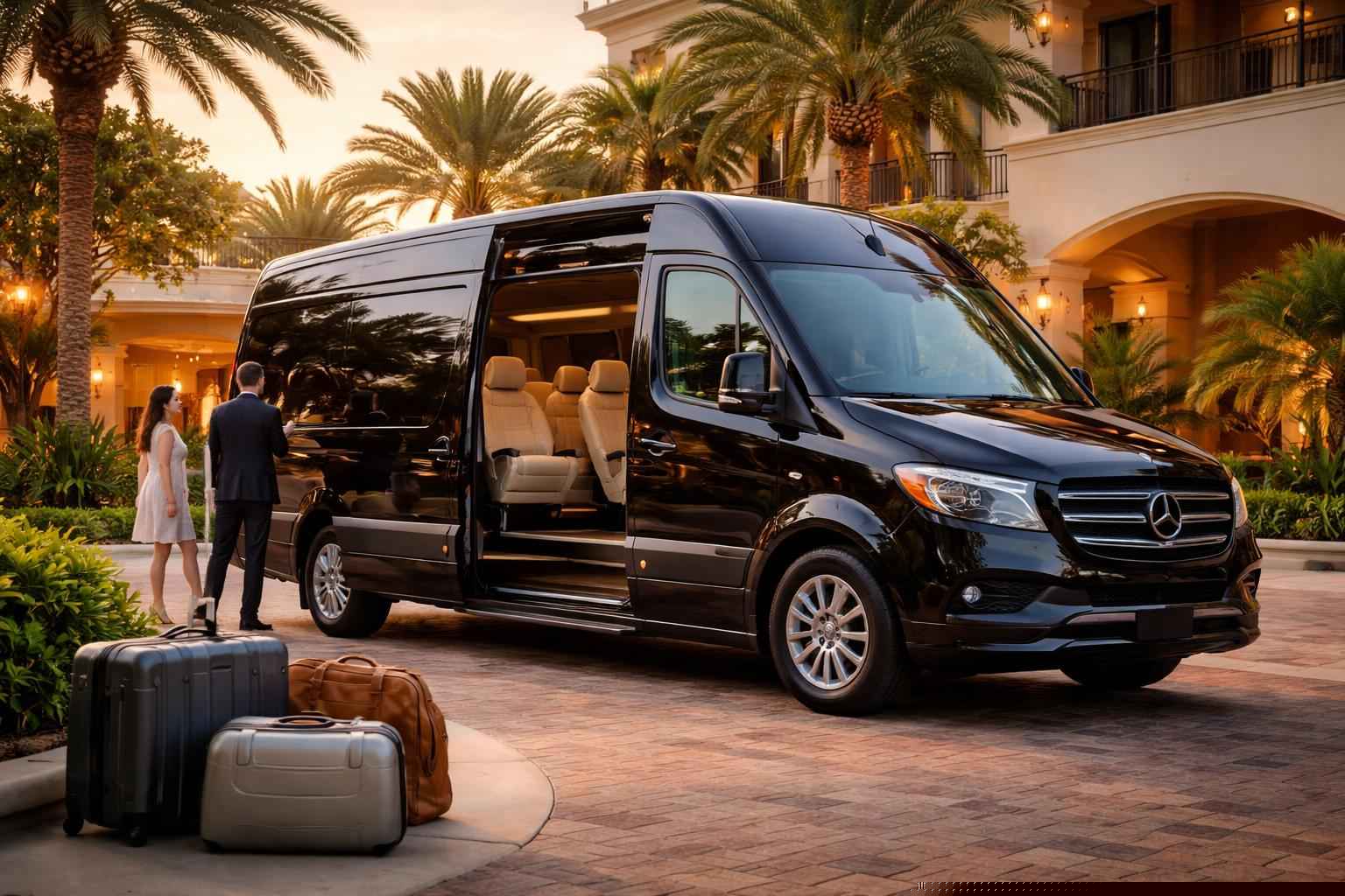 How much does passenger van with driver cost in Port St. Lucie Florida