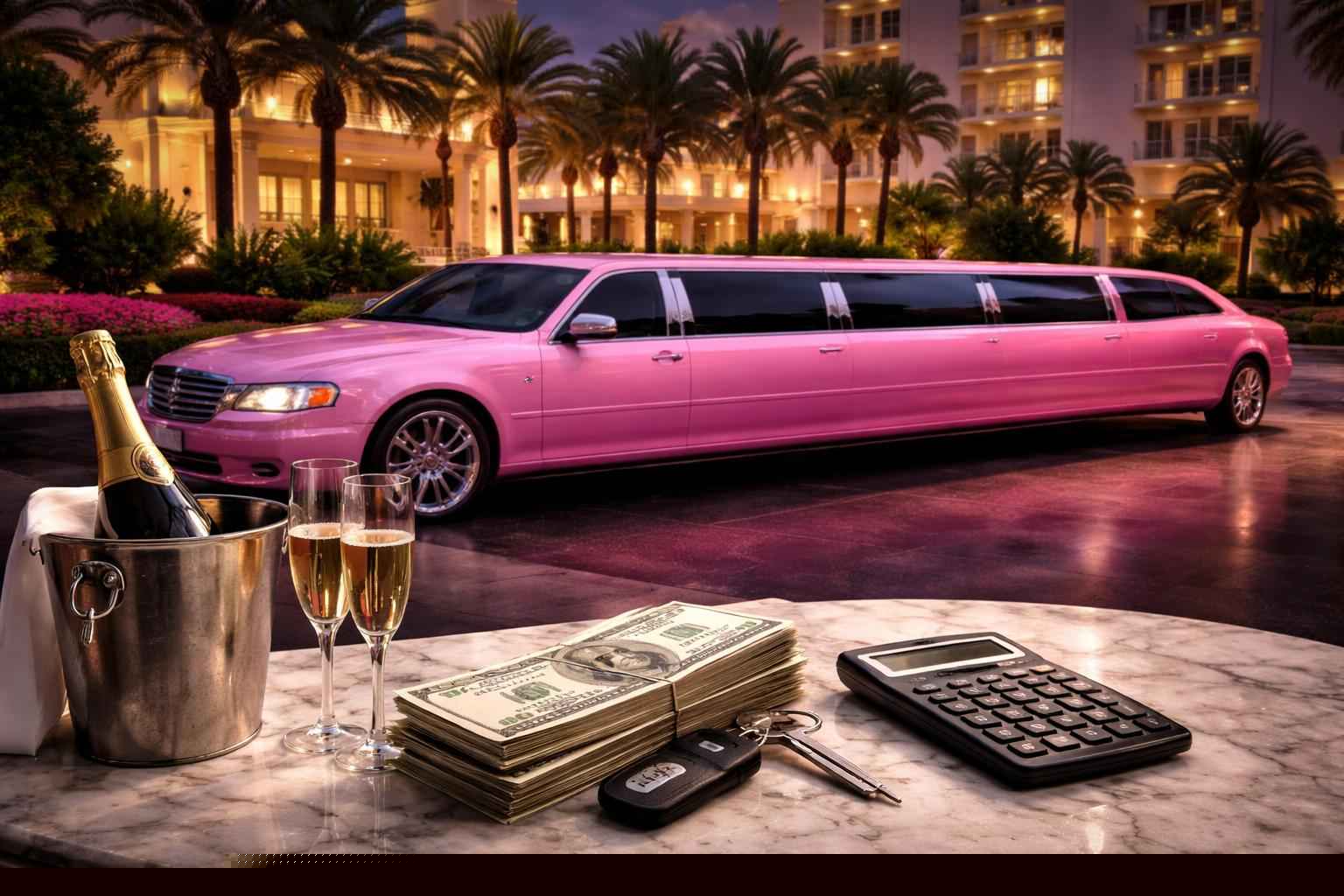 How much does pink limo rental cost in Hialeah Florida?