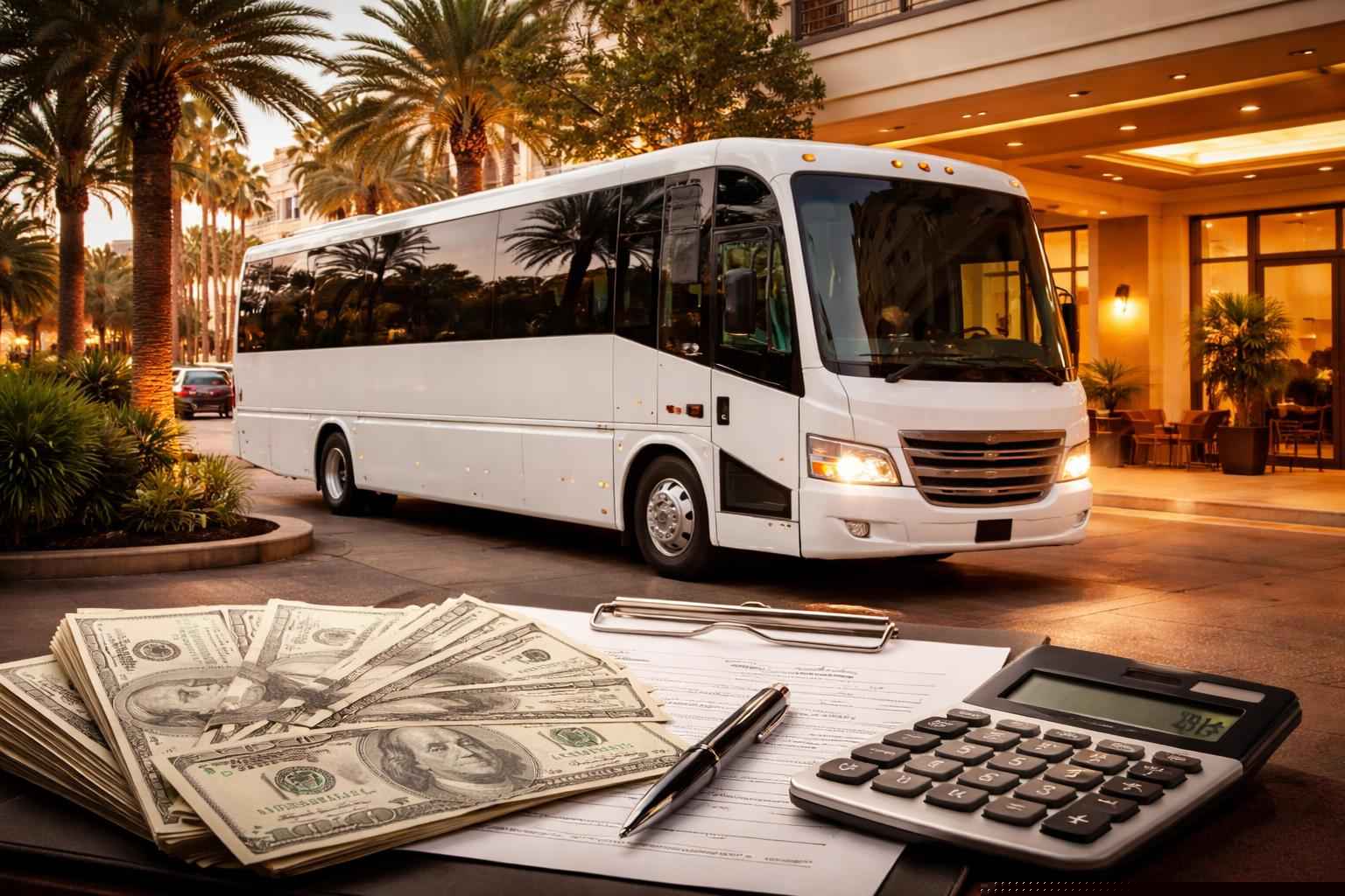 How much does shuttle bus rental cost in Hialeah Florida?