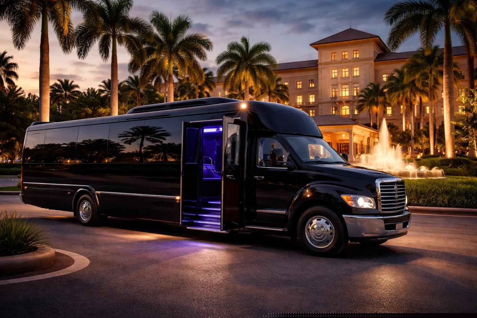 Limo Bus Rental Services in Pembroke Pines Florida
