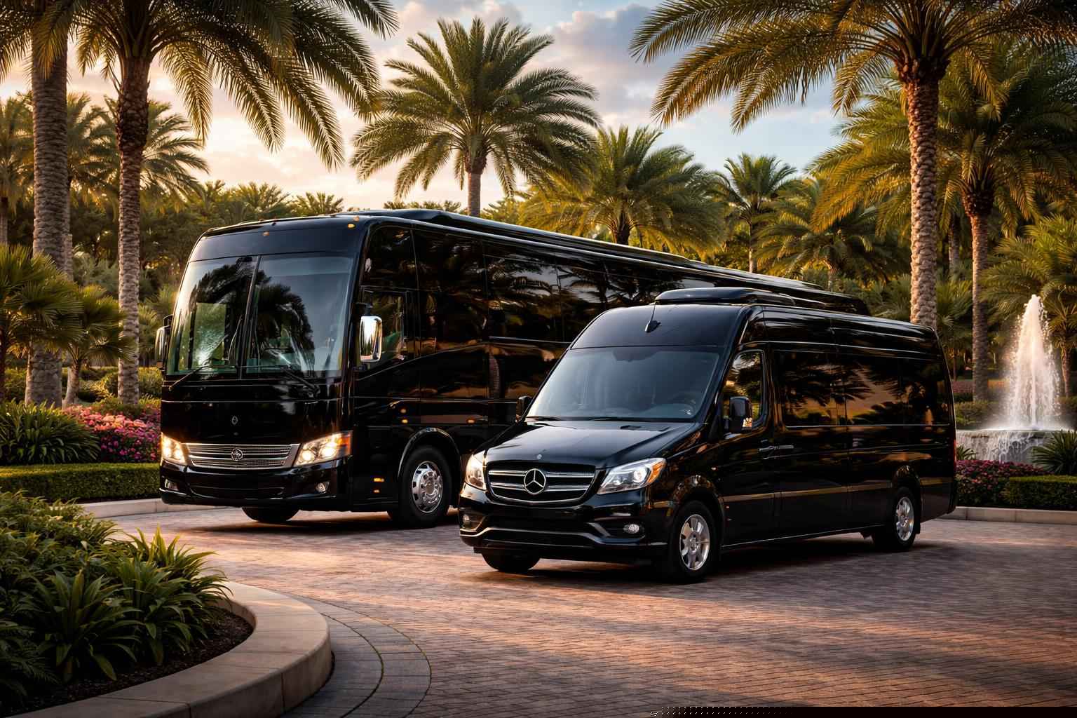Miramar Florida Black Buses