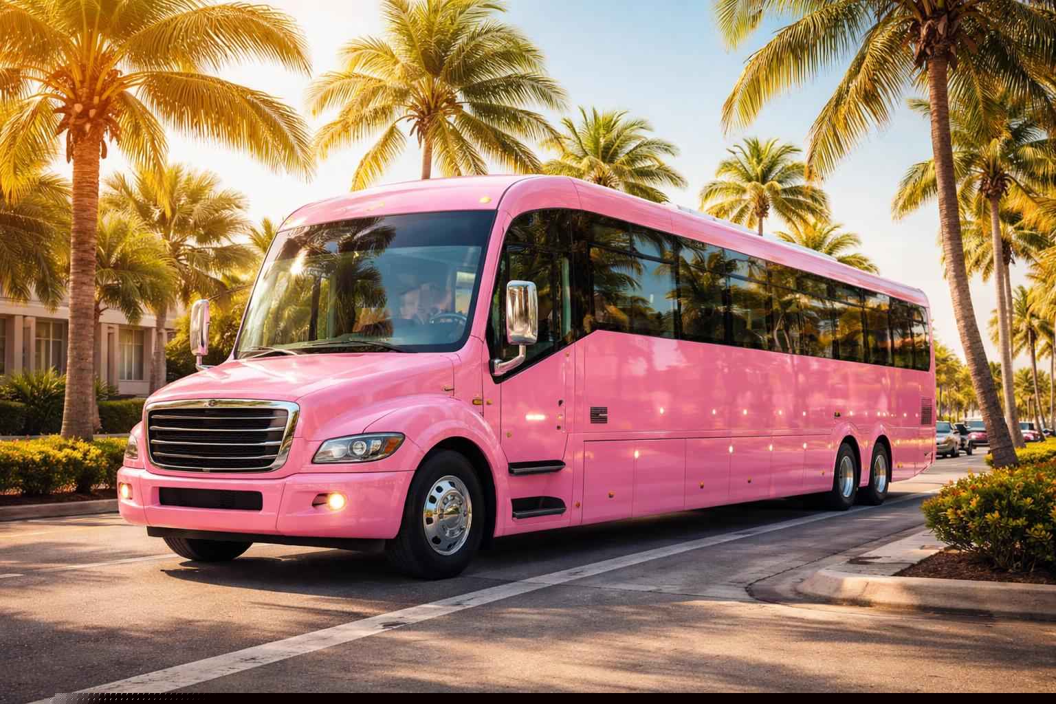 Miramar Florida Pink Bus Service