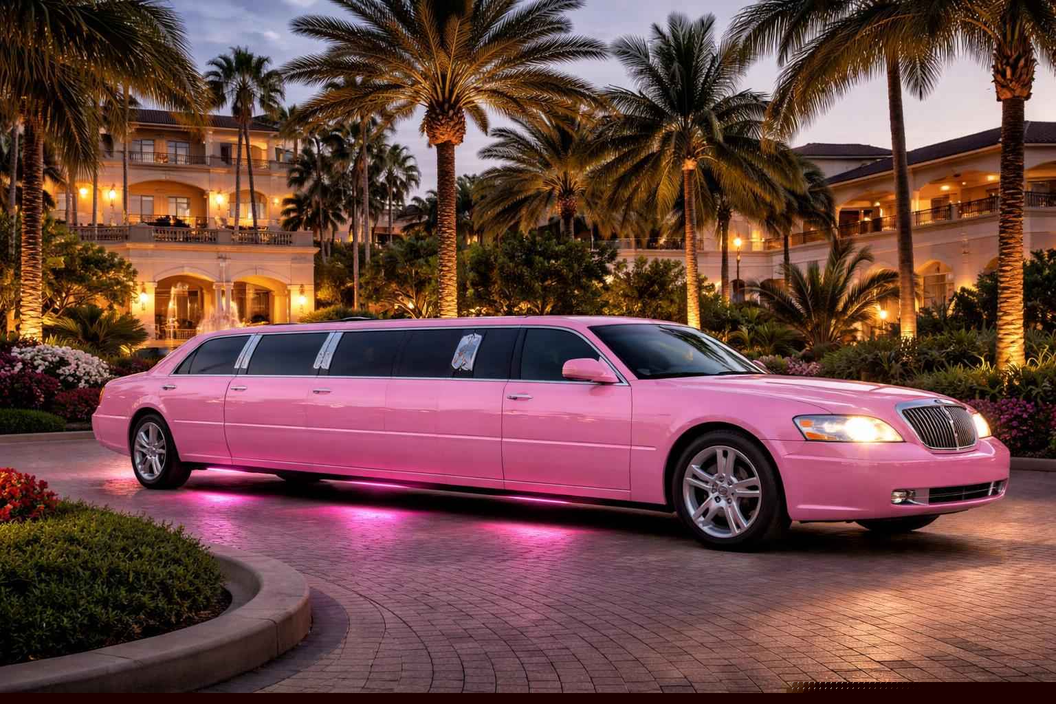 Miramar Florida Pink Limos
