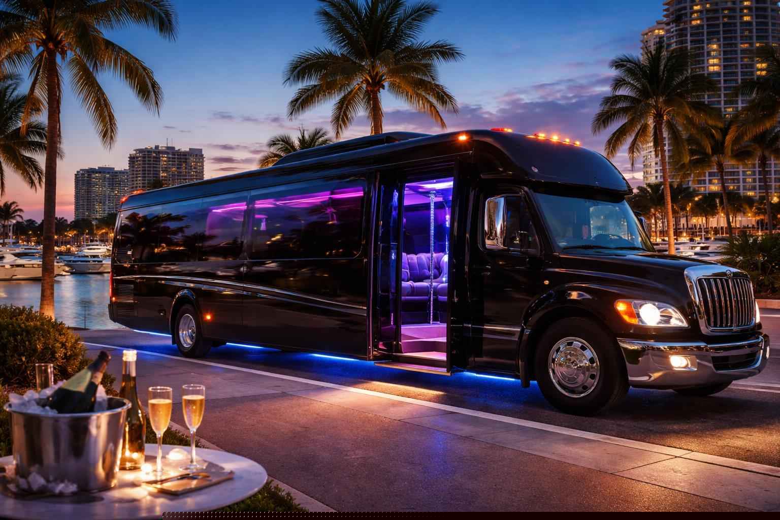 Party Bus Rental Services in Fort Lauderdale Florida