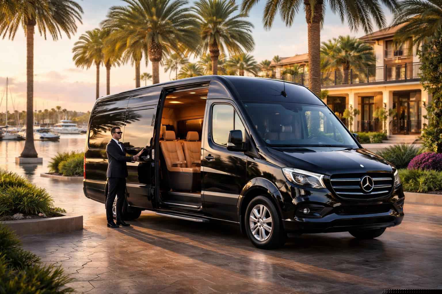 Passenger Van with Driver Services in Cape Coral Florida