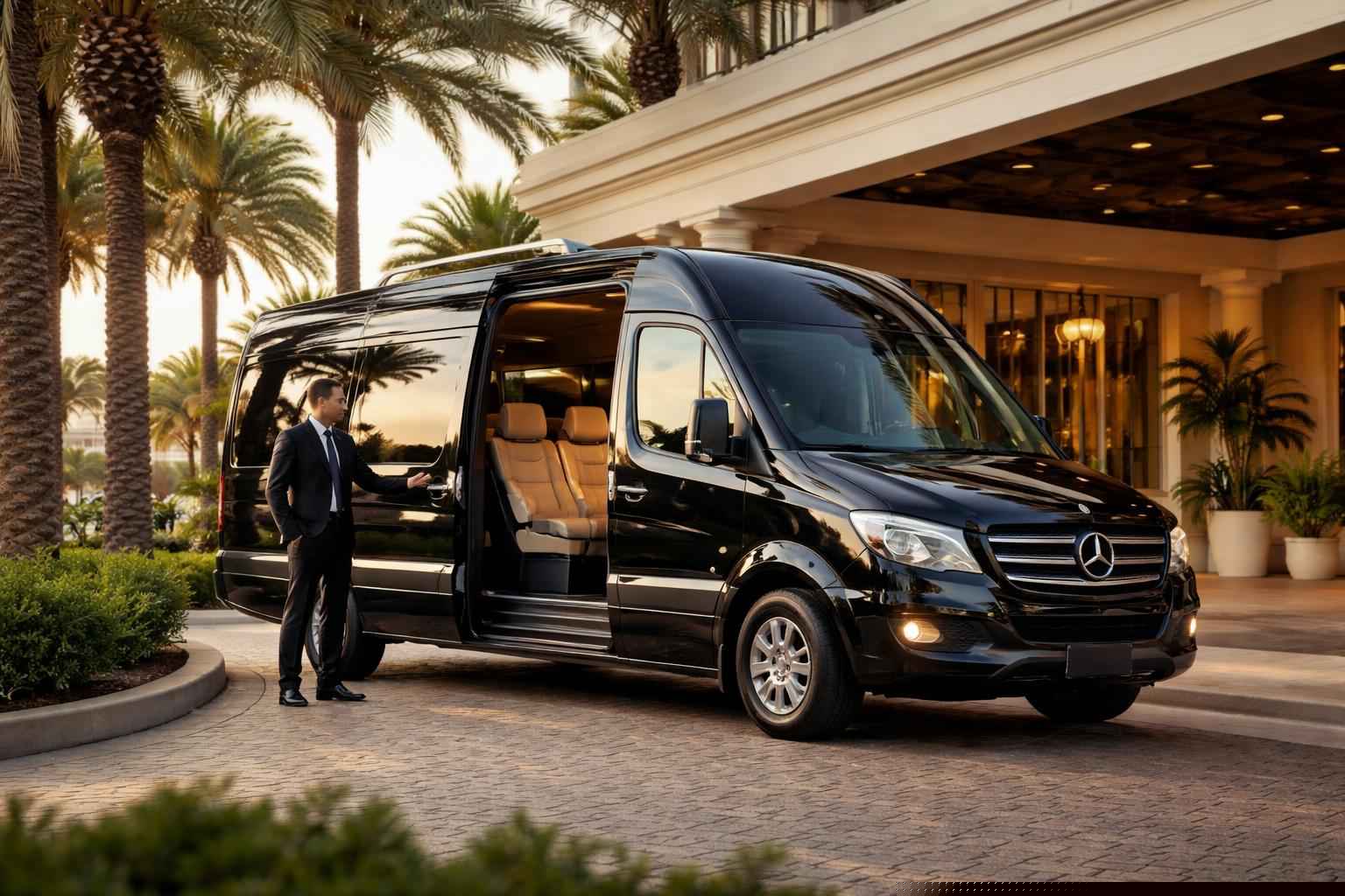 Passenger Van with Driver Services in Fort Lauderdale Florida