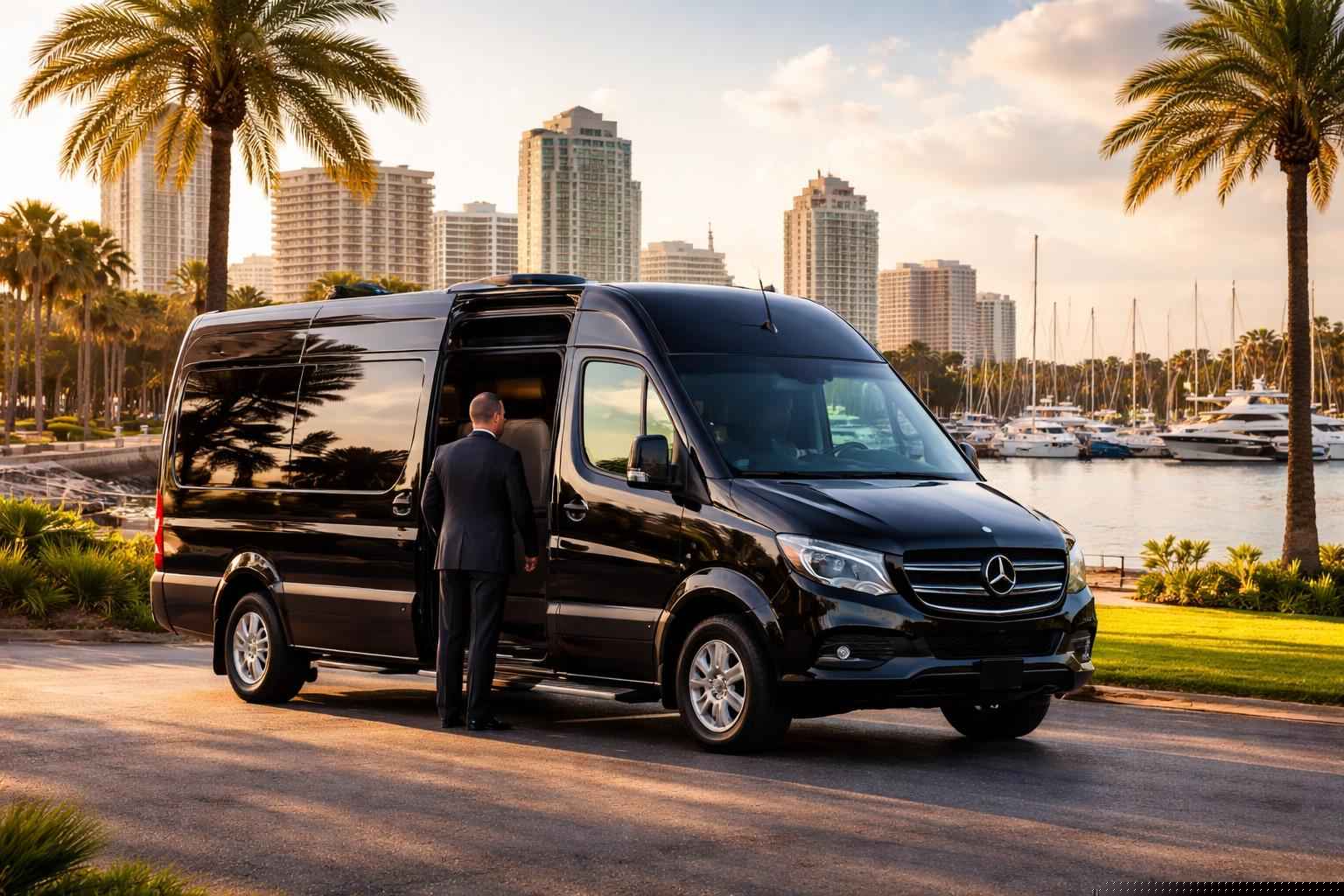 Passenger Van with Driver Services in St. Petersburg Florida