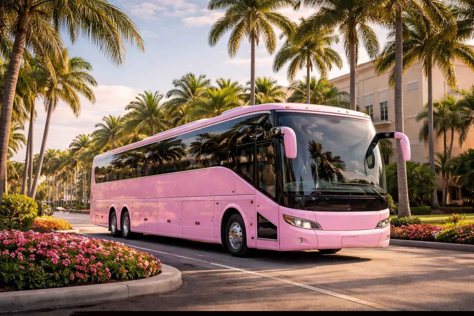 Pembroke Pines Florida Pink Bus Service