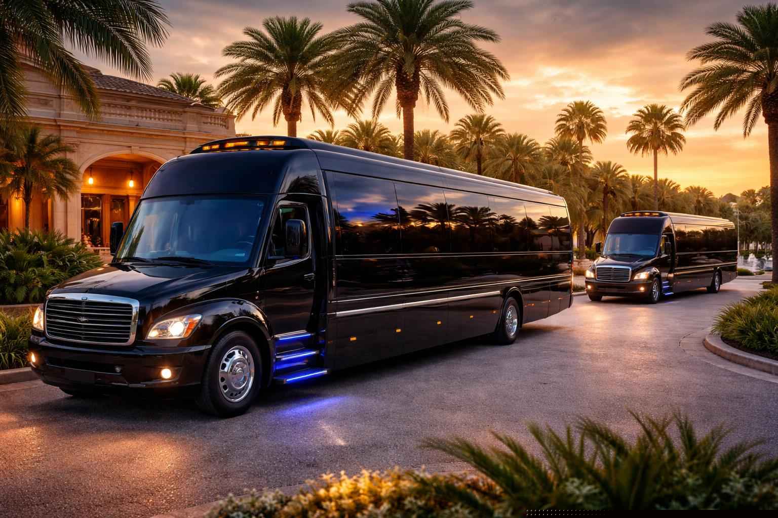 Port St. Lucie Florida Limo Buses
