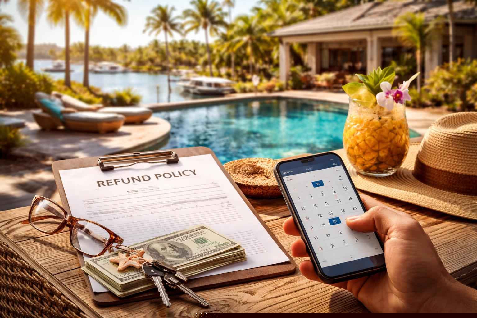 What is your cancellation and refund policy for Cape Coral Florida reservations?