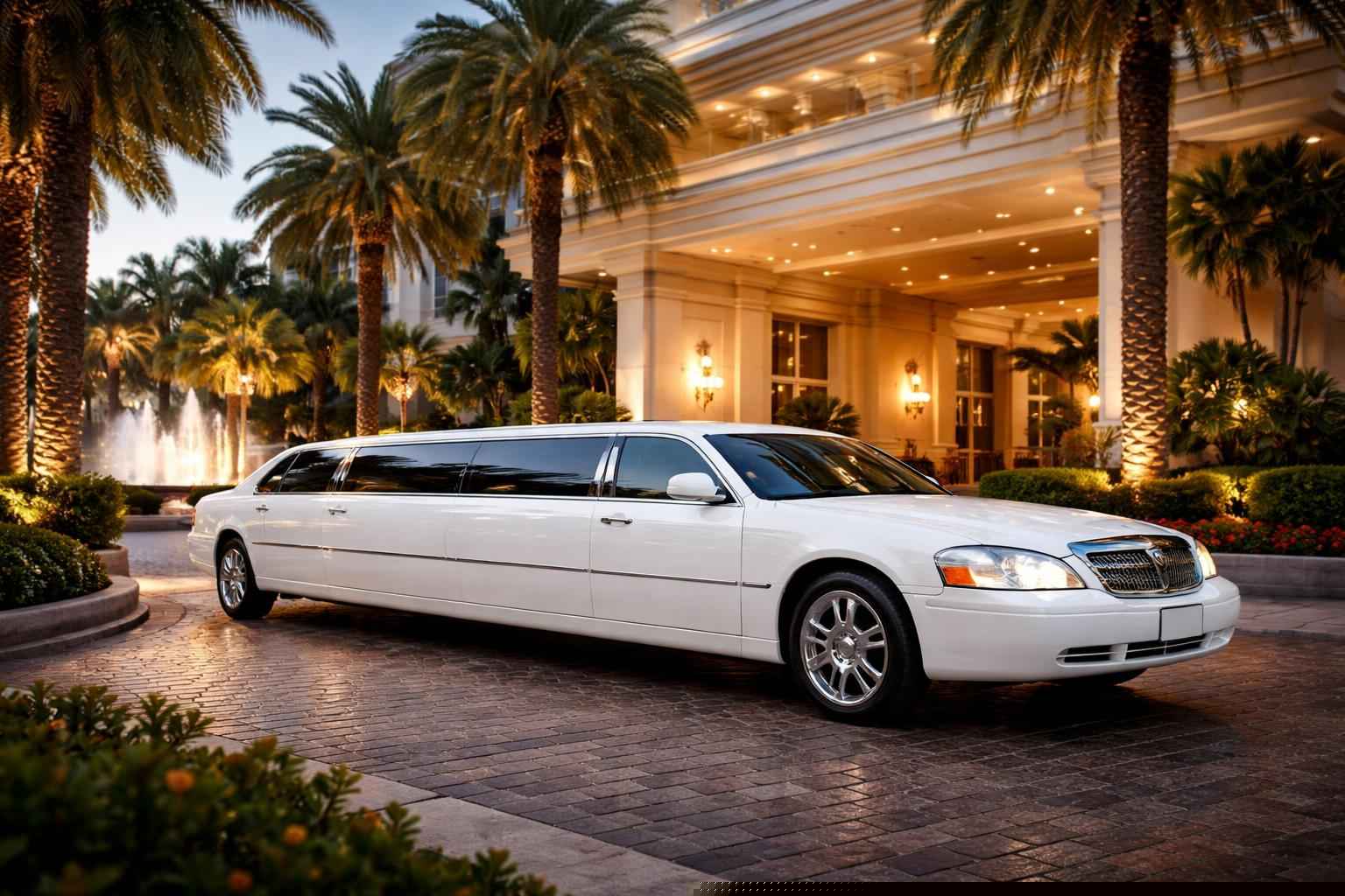 White Limo Rental Services in Hialeah Florida