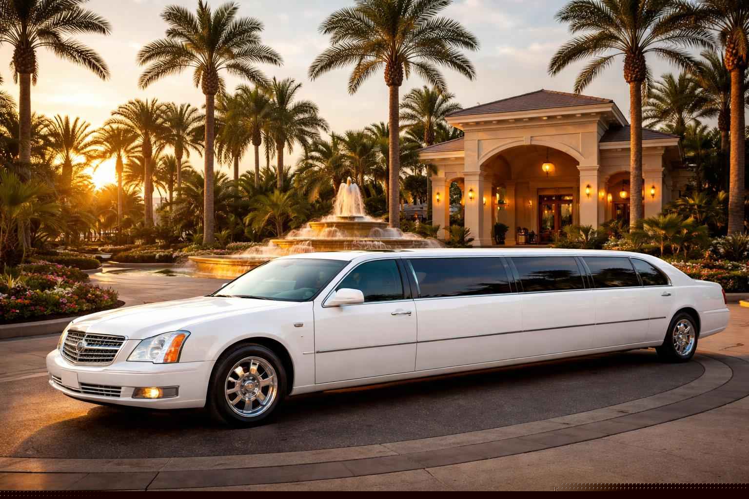 White Limo Rental Services In Miramar Florida