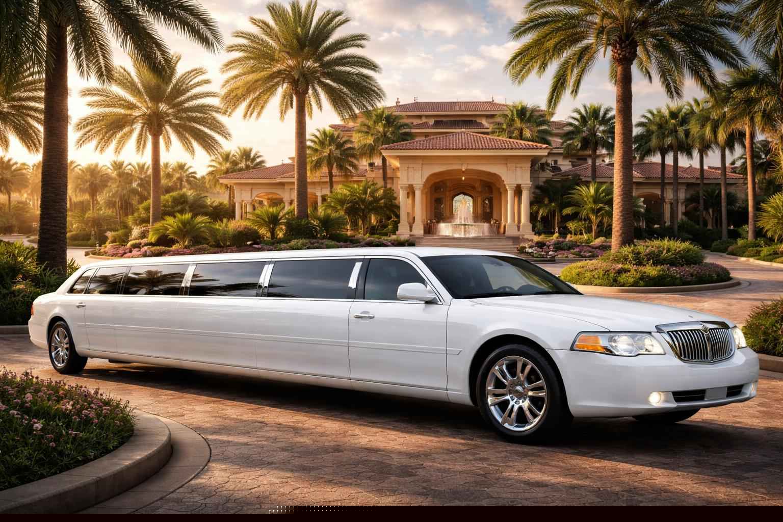 White Limo Rental Services in Pembroke Pines Florida