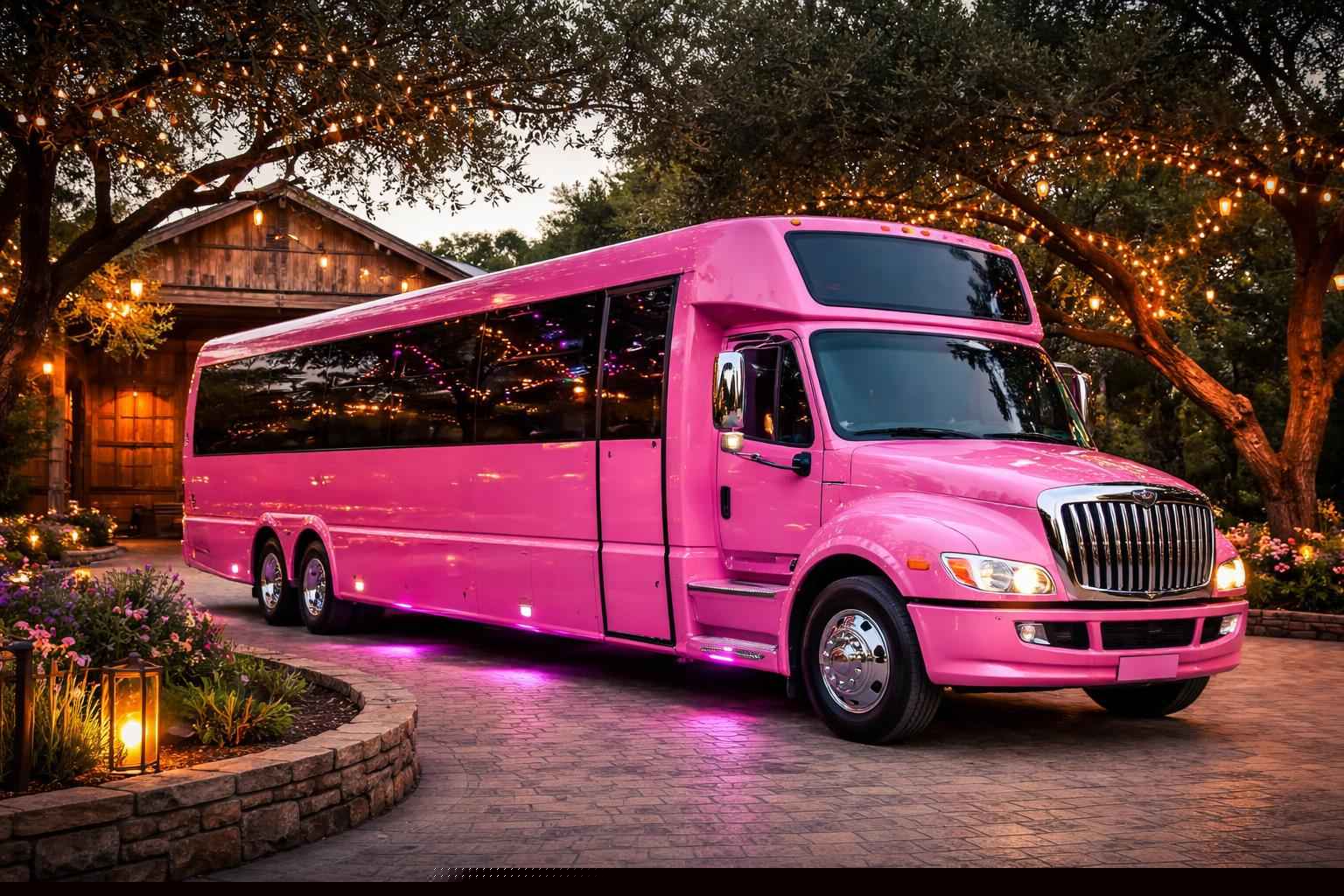 Best Pink Bus Company In Burnet TX