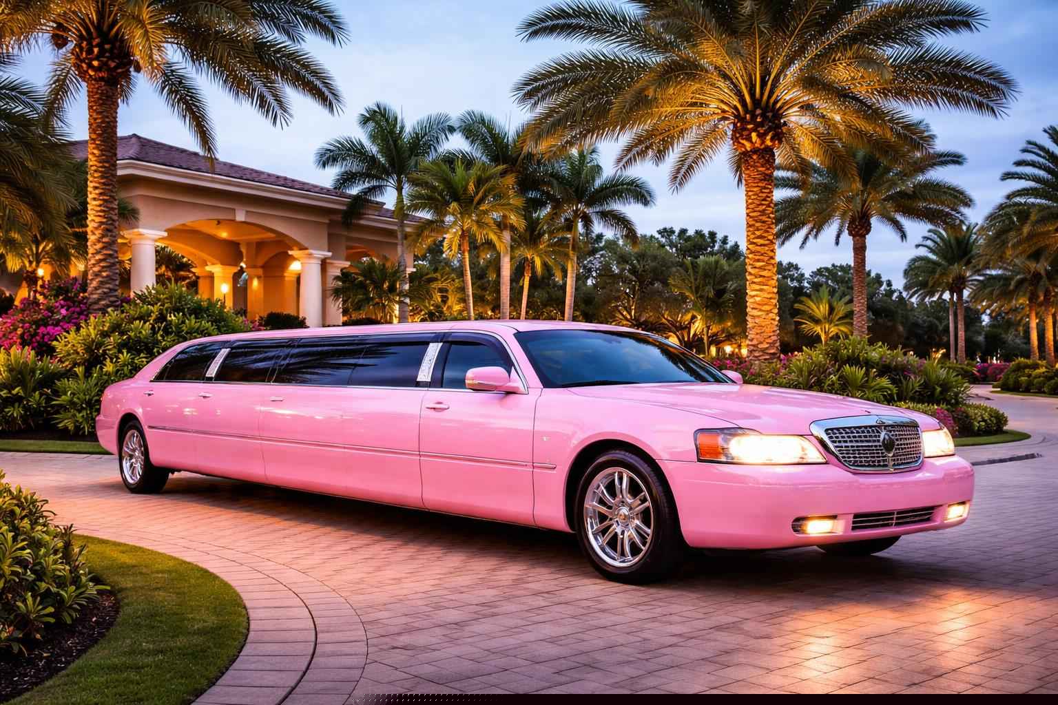Best Coral Springs FL Pink Limo Company