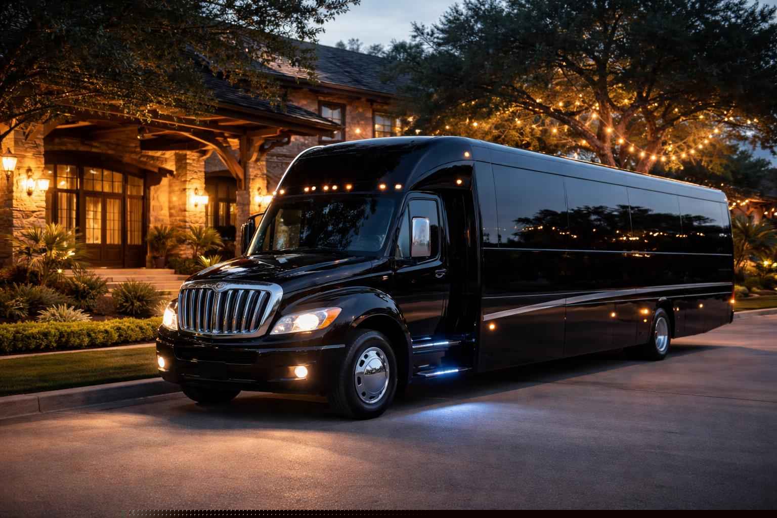 Private Black Bus Service In Burnet Texas