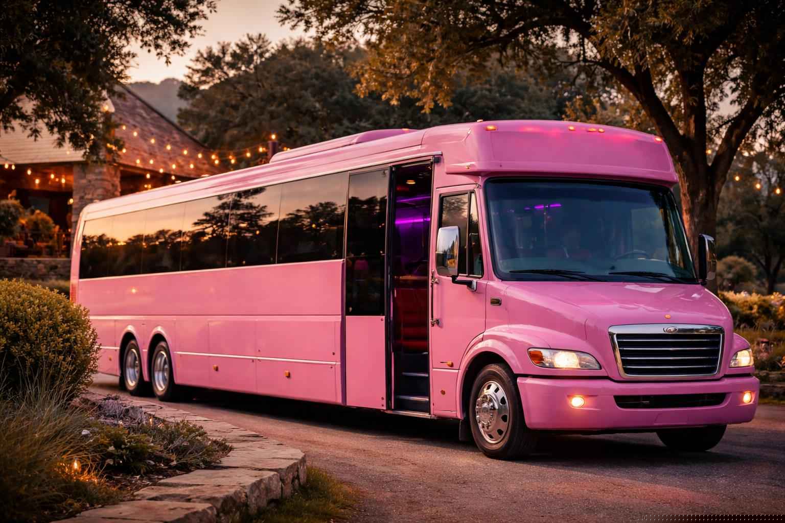 How Does Pink Bus Rental Work In Burnet?