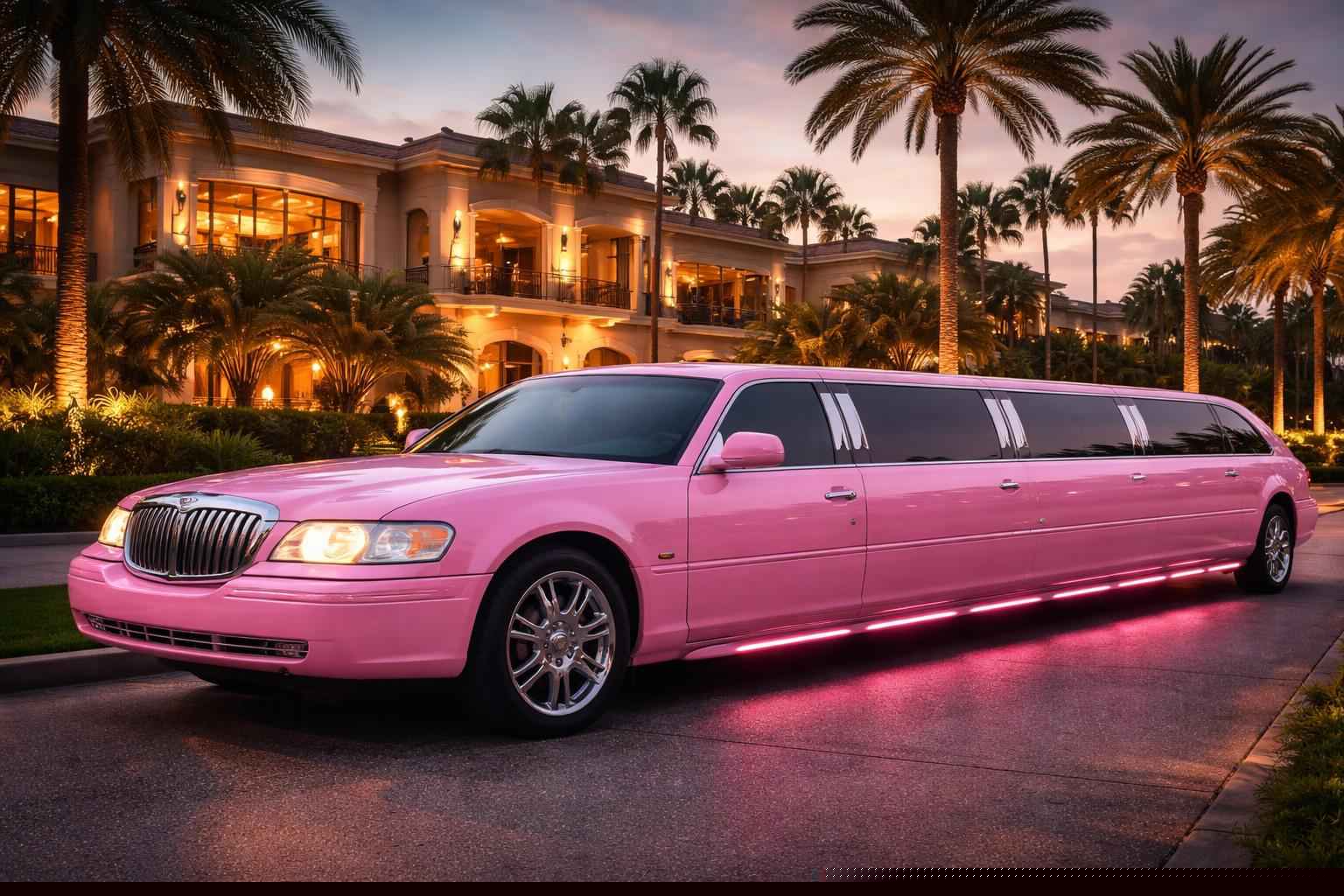 Coral Springs Florida Pink Limo Service