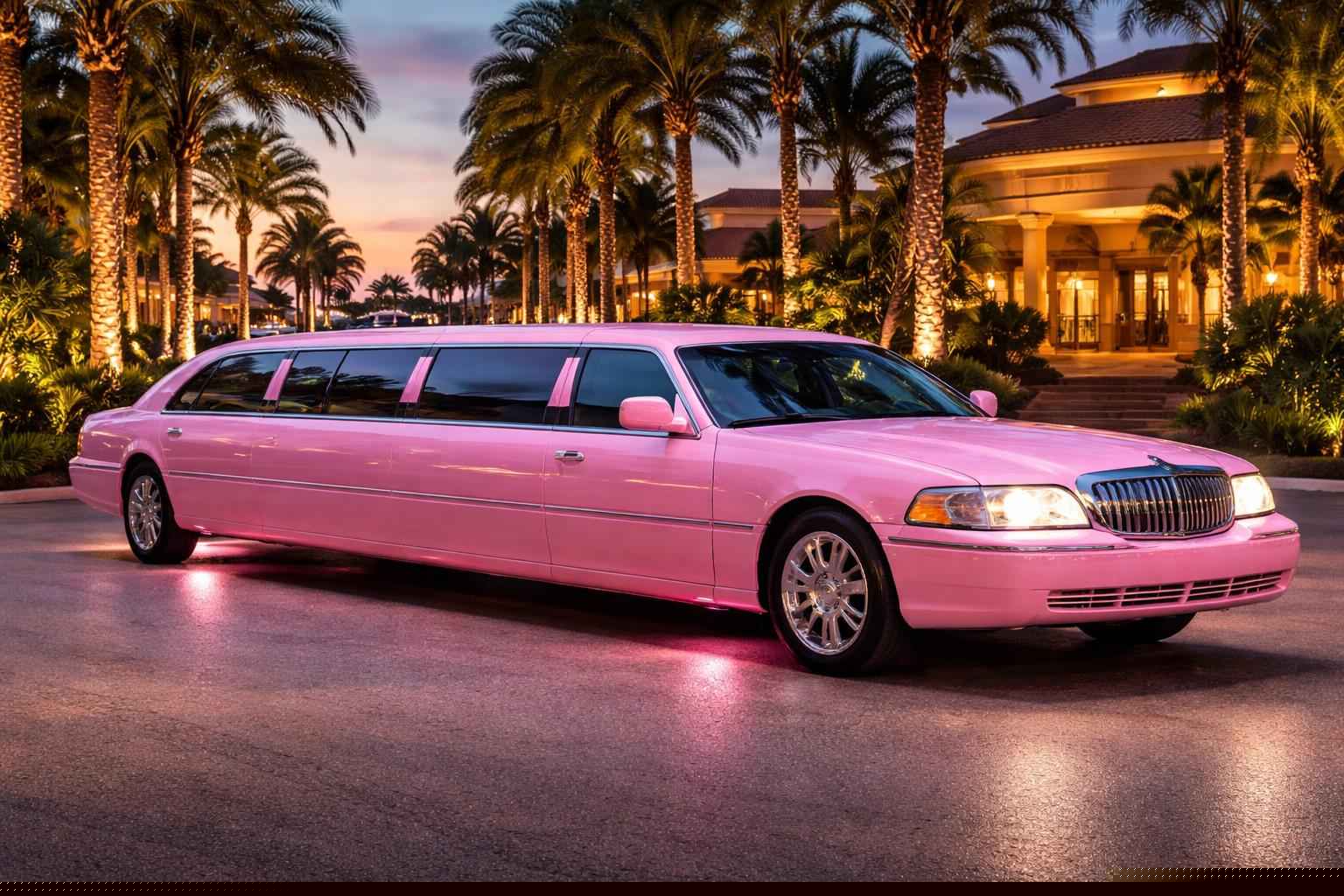 Coral Springs Florida Pink Limos