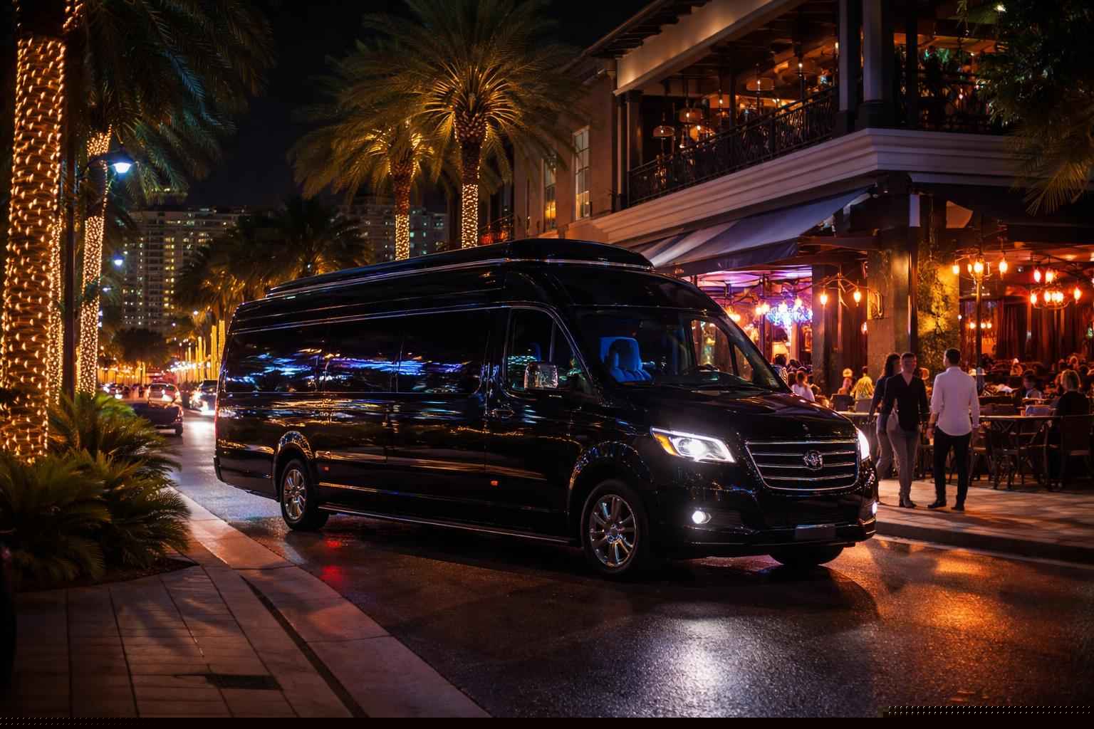 Do You Service Nightlife Areas And Downtown Districts In Coral Springs Florida For Hourly Charters?