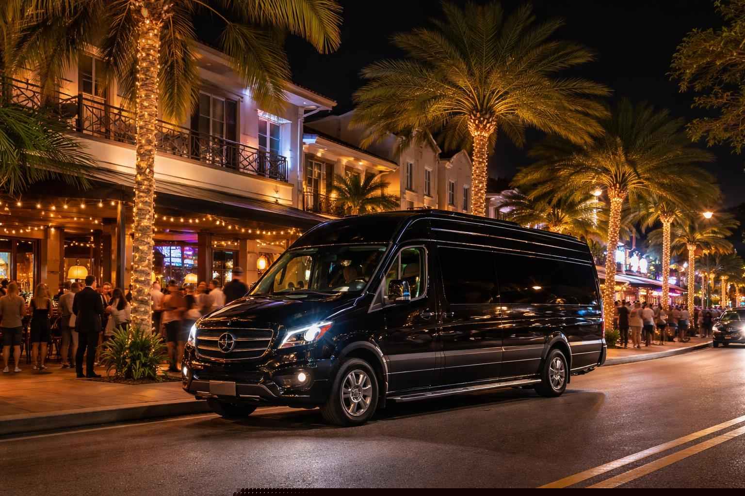 Do You Service Nightlife Areas And Downtown Districts In Coral Springs Florida For Hourly Charters?