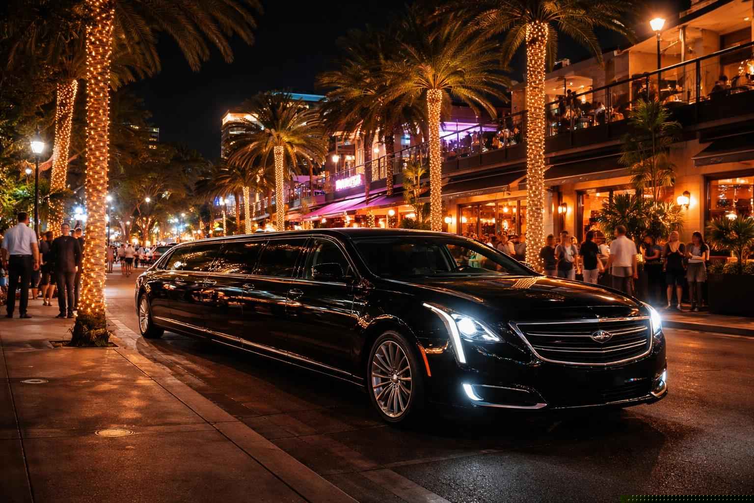 Do You Service Nightlife Areas And Downtown Districts In Coral Springs Florida For Hourly Charters?