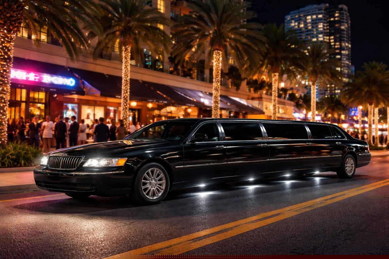 Do You Service Nightlife Areas And Downtown Districts In Coral Springs Florida For Hourly Charters?