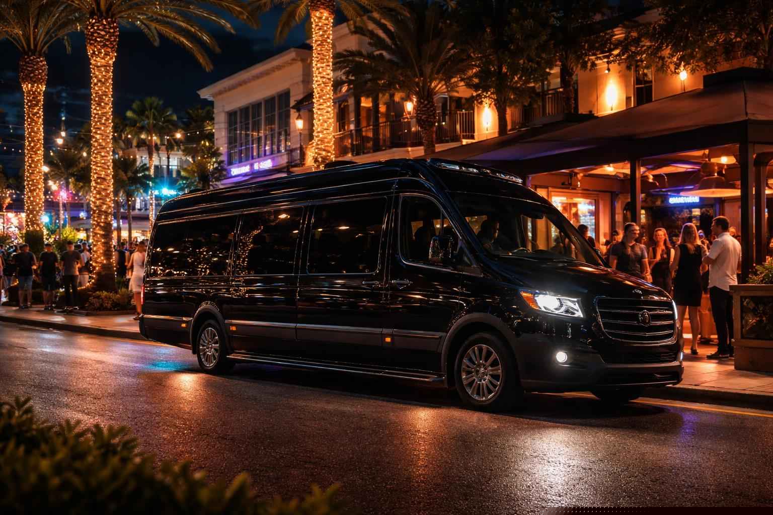Do You Service Nightlife Areas And Downtown Districts In Coral Springs Florida For Hourly Charters?