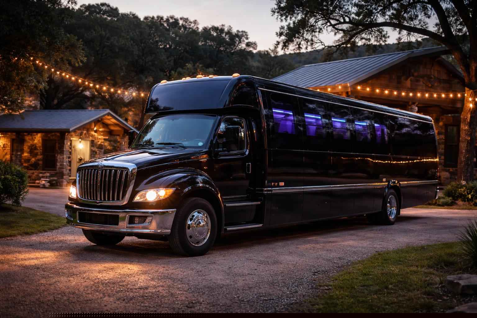 Limo Bus Rental Services Near Burnet TX