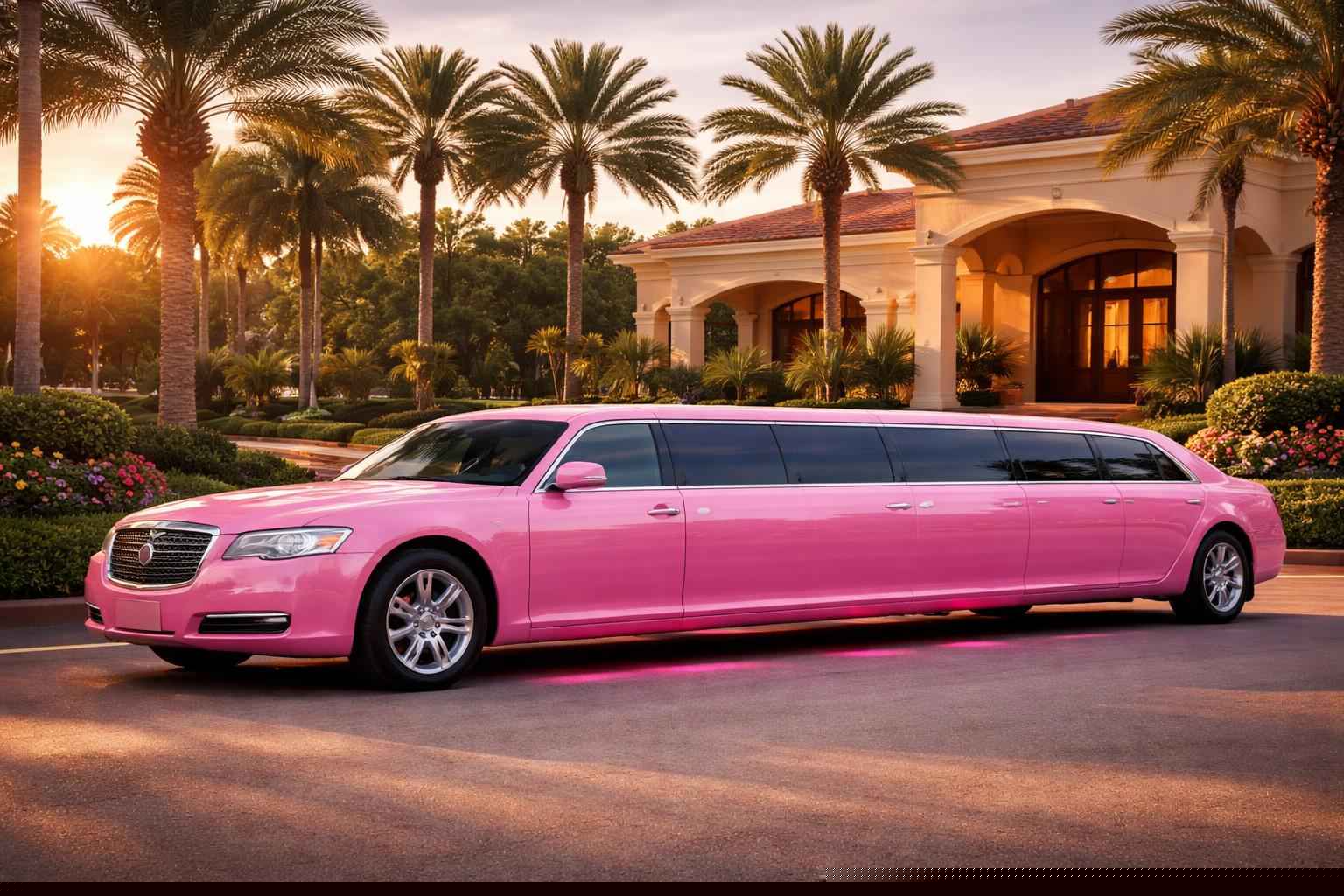 Pink Limo Rental Services In Coral Springs Florida