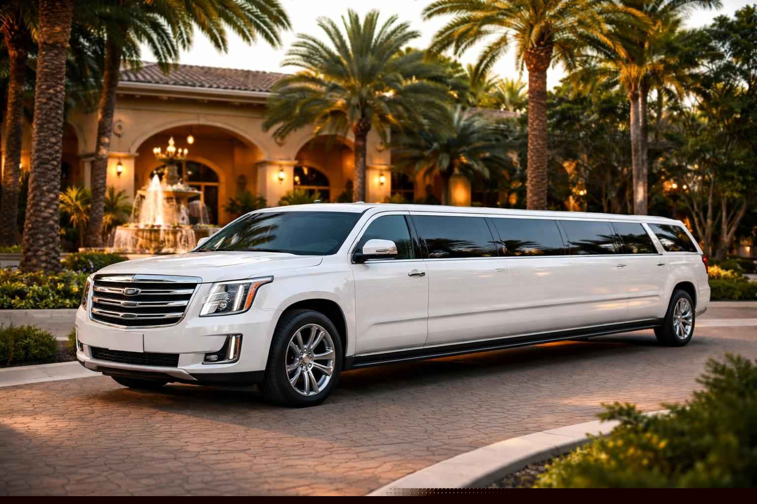 White Limo Rental Services In Coral Springs Florida